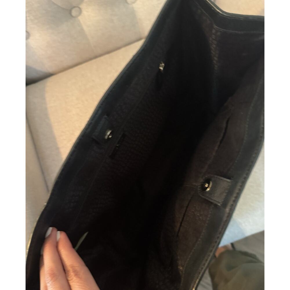 Kate Spade New York Maeve Grove Street Black Leather Tote - Picture 9 of 14